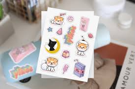These are silver printed onto black . Build Your Aesthetic With Sticker Pages Stickeryou