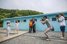 A civil war breaks out in a. Movie Set Recreates Panmunjom Zone Where Kim Jong Un Met Moon Jae In Abc News