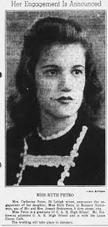 Ruth Elizabeth Petro Sinkiewicz (1921-2011)