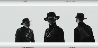 ateez hala hala hats fashion fedora