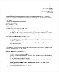 Sample teen resume first last name street address, city, state, zip phone (cell/home) email address objective: 10 High School Student Resume Templates Pdf Doc Free Premium Templates