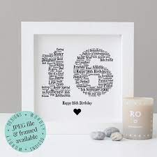Our 18th birthday gifts for men section has a huge variety no matter what their personality is like. Personalised 16th Birthday Gift Word Art Printable Gift Framed Pr Birthday Gifts For Best Friend 18th Birthday Gifts For Best Friend Best Friend Birthday