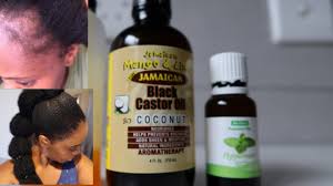 Peppermint oil provides immediate and long lasting benefits to the hair and skin.: Castor Oil Peppermint Oil For Hair Growth Grow Your Thinning Edges Fast Namibian Youtuber Youtube