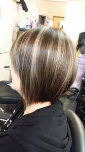 Temporary dyes tend to wash out after one shampoo. Concave Bob With Foils And Colour Light Hair Color Hair Highlights And Lowlights Gray Hair Highlights