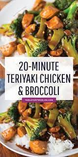 Easy 20 Minute Teriyaki Chicken And Broccoli Quick Chicken And Broccoli Recipe Recipe Chicken Teriyaki Recipe Teriyaki Recipe Healthy Recipes