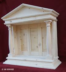 ANTIQUE FURNITURES - GREAT WOODEN LARARIUM - VIA TEMPORIS REPRO