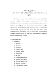 Maybe you would like to learn more about one of these? Bahasa Inggris Kelas 6 Misd Bab 3
