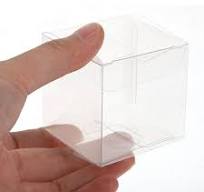 Lihe 50 Pcs Clear Plastic Pvc Packing Box Transparent Candy Box for Gift  Wedding Party (5x5x5cm)