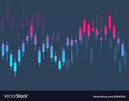 Stock Market Or Forex Trading Graph Chart In