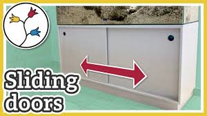 A wooden sliding door is an attractive feature to add to a cabinet project. You Can Make A Cabinet With Sliding Doors Part 1 Of 2 Dyi Furniture Project Youtube