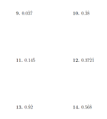 Recurring Decimals Mixed Problems Fractions Worksheets Decimals Fractions