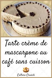 Tarte A La Creme De Mascarpone Au Cafe Sans Cuisson La Recette Facile Gateau Sans Cuisson Recette Dessert Recette Patisserie Facile
