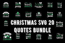 Download Christmas Svg 20 Quotes Bundle Graphic By Design Store Creative Fabrica PSD Mockup Templates