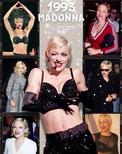 Madonna 90s style evolution ❤️ Which Madonna 90s style is your favorite? I'm a fan of the early 90s Madonna style, but late 90s music. Ray of Light is a perfect album. #