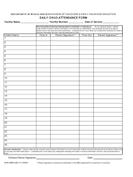 children daily attendance sheet edit fill sign online