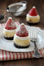 She is one of the best people in the world (an angel in disguise!). Mini Santa Hat Cheesecakes Baked By Rachel