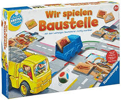 Wir Spielen Baustelle Ravensburger Altersgerechtes Bau Und Zuordnungsspiel Beinhaltet Ideen Zum Freien Spiel Und Erste Re Baustelle Spiele Spielen Und Lernen