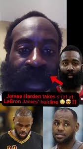 “Lebron James, I saw your hairline climbing up a cable pole” 👀 #nba  #nbanews #nbamemes #jamesharden #lebronjames