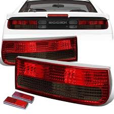 D Motoring 90 96 Nissan 300zx Tail Lights Red Smoked Lens Plug N Play Pair Nissan 300zx Tail Light Red Smoke