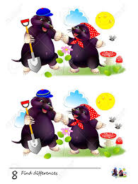 Find a list of websites that offer free jigsaw puzzles or all levels of difficulty you can either download or complete online. Find 8 Differences Logic Puzzle Game For Children And Adults Page For Kids Brain Teaser Book Illustration Of Two Cute Moles Planting A Flower Task For Attentiveness Play Online Math Education Royalty