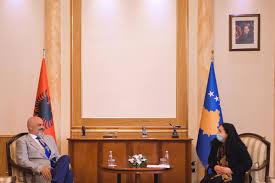 Lawmakers elected kosovo's most popular politician vjosa osmani as president sunday, overcoming an opposition boycott that had kept parliament short of a quorum one day earlier. Vjosa Osmani Pa Twitter Today I Welcomed The Prime Minister Of Albania Ediramaal At The Parliament Of The Republic Of Kosovo We Discussed A Range Of Issues That Concern Our Bilateral Relations
