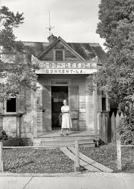 Circa 1939 Post Office In Convent Louisiana 35mm Nitrate Negative By John Vachon For The Farm Securi Shorpy Historical Photos Historical Photos Old Photos