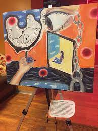 After doing cognitive behavioural therapy (cbt) she decided to start . Piece Of Mind An Exhibit Focusing On Mental Health East Stroudsburg University Active Minds