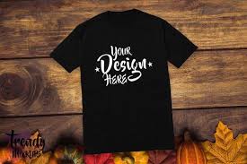 Tshirt Mockup Thanksgiving Black Tshirt Mockup Wood Background Tshirt Mockup Thanksgiving Mockup Fall Mockup Ts Tshirt Mockup Black Tshirt Tshirt Designs