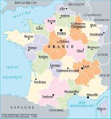 Principales villes et fleuves | fleuve de. Carte De France Fleuves Et Grandes Villes Archives Voyages Cartes
