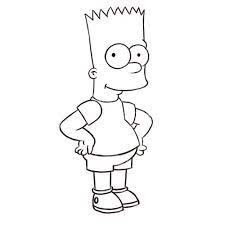 How To Draw Bart Simpson Simpsons Drawings Easy Cartoon Drawings Drawing Cartoon Characters Outline drawings cartoon drawings drawing sketches cartoon monkey drawing videos for kids cute monkey good day song kid character printable art.