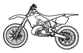 Coloring Page Dirt Bike Colorings Lucy Com In 2020 Bike Drawing Coloring Pages Coloring Pages For Kids