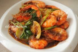 Udang Goreng Blackpepper Resepi Terbaik Crab Recipes Seafood Recipes Recipes