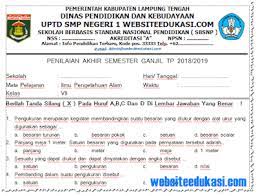 Check spelling or type a new query. Soal Pas Uas Ipa Kelas 7 K13 Tahun 2018 2019 Soal Terbaru