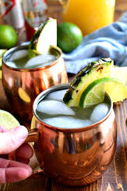 Pineapple Moscow Mules Recipe Pineapple Moscow Moscow Mule Drink Recipes Mule Recipe
