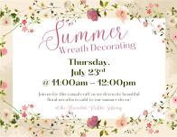 Summer Wreath Decorating