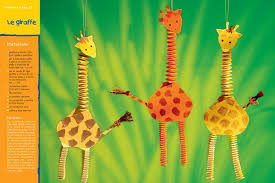 Giraf Tiere Basteln Giraffen Und Afrika Tiere