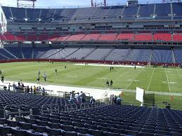 nissan stadium view from lower level 110 vivid seats