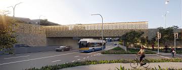Located approximately 7km from brisbane cbd, the centre houses david jones, myer, aldi, kmart, coles, woolworths, target as well as a selection of international and australian fashion labels. Indooroopilly Roundabout Upgrade Project Indooroopilly Brisbane City Council