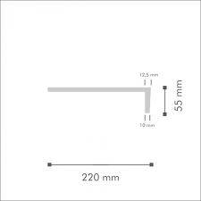 My wife requested a chair rail to be put in to separate the pink paint (bottom) with the white (top). Chair Rail Ws1 Hd Polystyrene 50 40 M Nmc Wallstyl