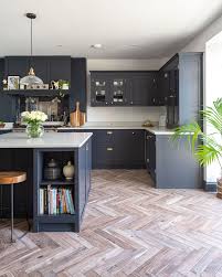 open plan kitchen dining living
