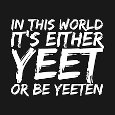 Check Out This Awesome Yeet Or Be Yeeten Internet Meme Design On Teepublic Funny Lockscreen Really Funny Memes Memes Quotes