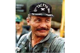 Profiles in Courage: The Defiant One: Robin Olds Fighter pilots used to say  that there was a glass case in the Pentagon building to the precise  dimension of then-Colonel Robin Olds, who
