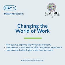 A business delivering the products and services its buyers expect, on time and accurately, is just the starting point for exceptional customer service. Customer Service Week 2021 Cx Touchpoints Group