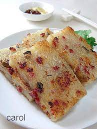 carol 自在生活 港式蘿蔔糕 175c fan forced oven with water for 1 5hr and turn off oven for an extra 30 minutes recipes chinese cooking food