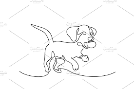 Draw curved lines along the belly and across the tip of the tail. Dog Jumping And Playing Puppy Jumps Dogs And Puppies Dogs