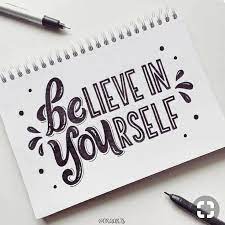 Feel your pleasure for graphics. Believe In Yourself Hand Lettering Quotes Doodle Quotes Drawing Quotes