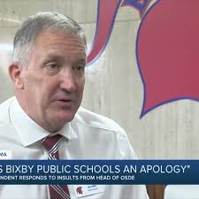 Bixby Superintendent responds to insults from head of OSDE