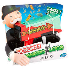 Hasbro delivers immersive brand experiences for global audiences through consumer products, including toys and games; Hasbro Monopoly Dinero Loco Spanish Multicolor Kidinn