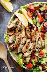 Lemon Herb Mediterranean Chicken Salad With Olive Oil Lemon Water Red Wine Vi Mediterranean Chicken Salad Recipe Mediterranean Chicken Chicken Salad Recipes