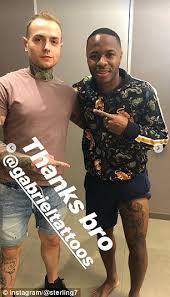 His zodiac sign is sagittarius. Raheem Sterling Reveals New Thigh Tattoo Of Himself Kissing Young Son Thiago Express Digest